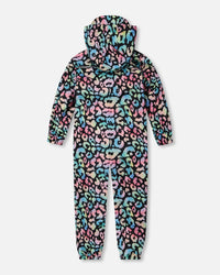 Kids Mid-Season One-Piece Outerwear Black Animal Print - H30W70_3H010