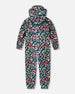 Kids Mid-Season One-Piece Outerwear Black Animal Print - H30W70_3H010