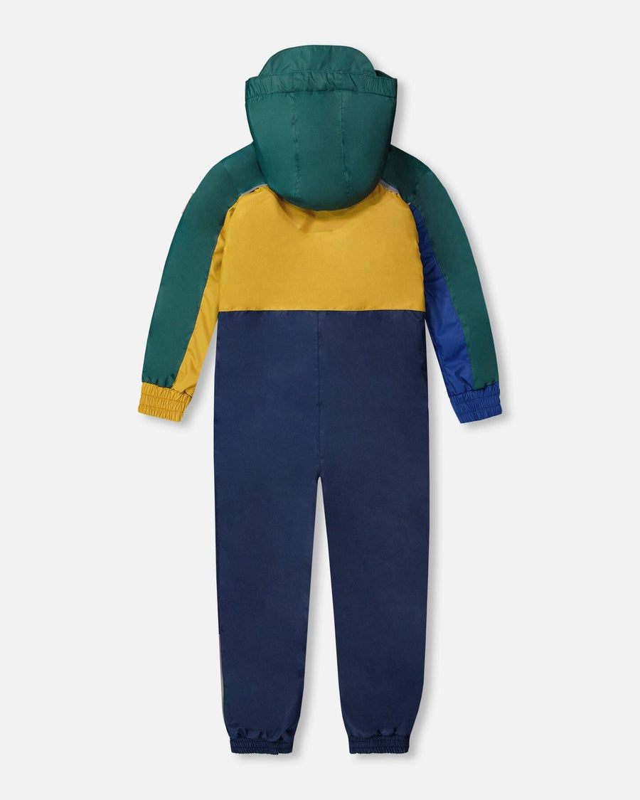 Kids Mid-Season One-Piece Outerwear Navy Colorblock - H30W71_04790