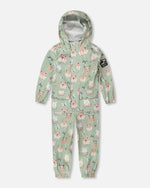 Rain One-Piece In Polyurethane Green Frog Print - H30W72_3H022