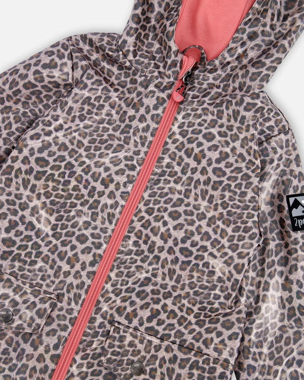 Rain Coat And Hat Set Animal Print - H30W98_3H020