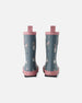 Rain Boots In Natural Rubber Green Cat Print - H30WB10_3H001