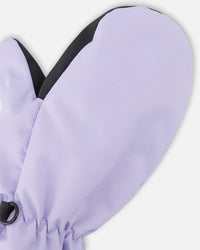 Mid-Season Mittens In Recycled Polyester Lavender - H30WM201_05002