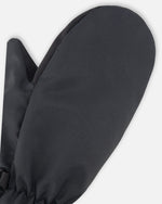 Mid-Season Mittens In Recycled Polyester Black - H30WM201_09990