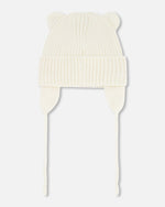 Baby Knit Hat Off White - H30WT23_01380