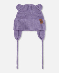 Baby Knit Hat Lavender - H30WT23_05002