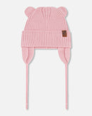 Baby Knit Hat Pale Pink - H30WT23_06003