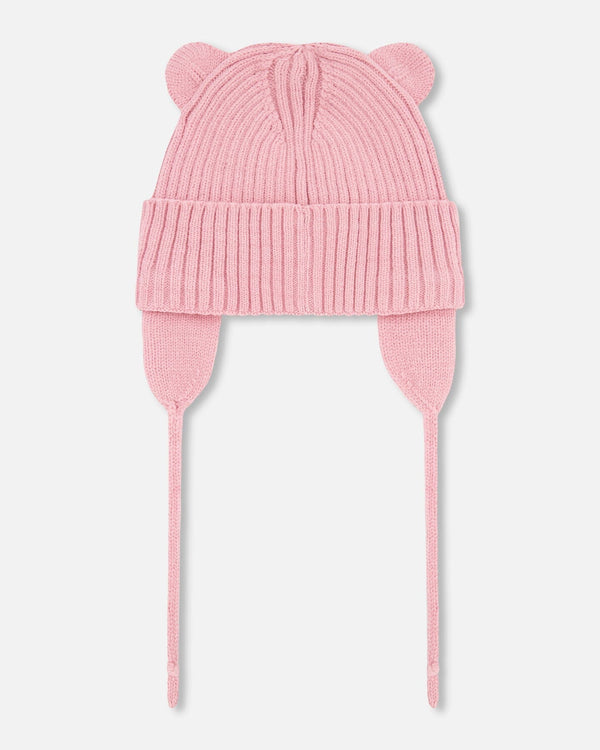 Baby Knit Hat Pale Pink - H30WT23_06003