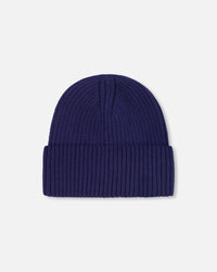Knit Hat Navy Blue - H30WT24_04790