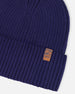 Knit Hat Navy Blue - H30WT24_04790