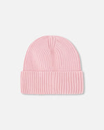 Knit Hat Pale Pink - H30WT24_06003