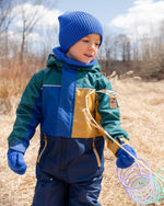 Ribbed Knit Mittens Royal Blue - H30WT26_04690