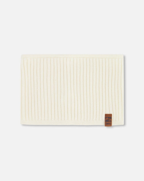 Knit Neck Tube Off White - H30WT27_01380
