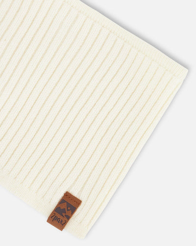 Knit Neck Tube Off White - H30WT27_01380