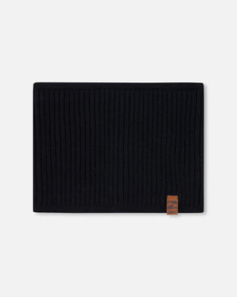 Knit Neckwarmer Black - H30WT27_09990