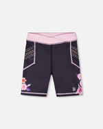 Athletic Biker Shorts In Recycled Polyester Black - H30XG27_09990