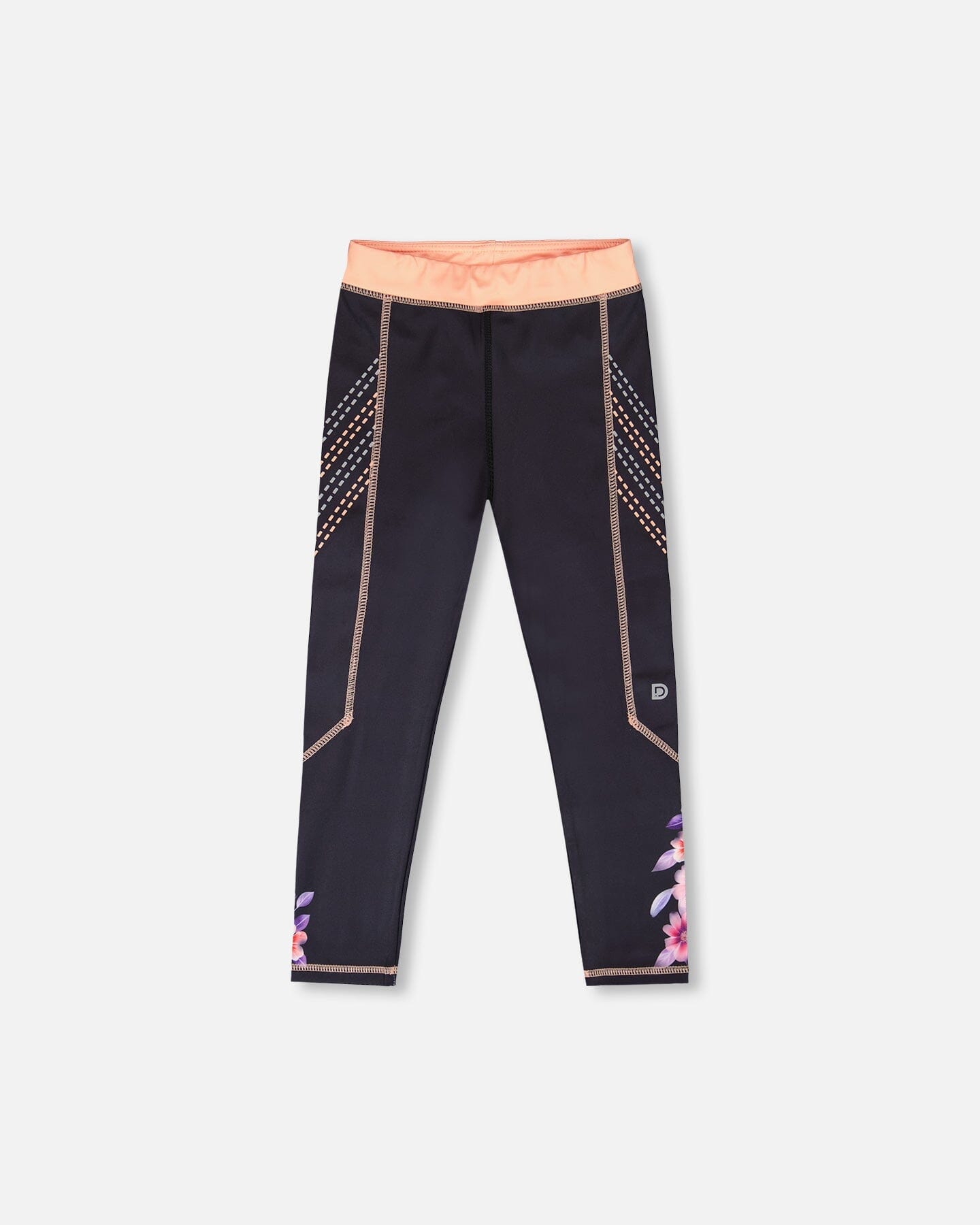 Athletic Leggings In Recycled Polyester Black - H30XG60_09990
