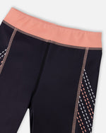 Athletic Leggings In Recycled Polyester Black - H30XG60_09990