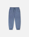 Parachute Jogger With Patch Pockets Blue Grey - H30YB20_04003