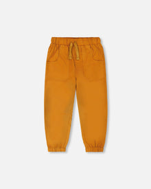 Parachute Jogger With Patch Pockets Brown Sugar - H30YB20_09001