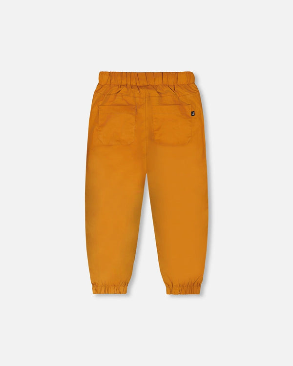 Parachute Jogger With Patch Pockets Brown Sugar - H30YB20_09001