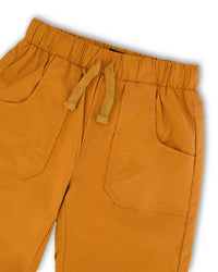 Parachute Jogger With Patch Pockets Brown Sugar - H30YB20_09001
