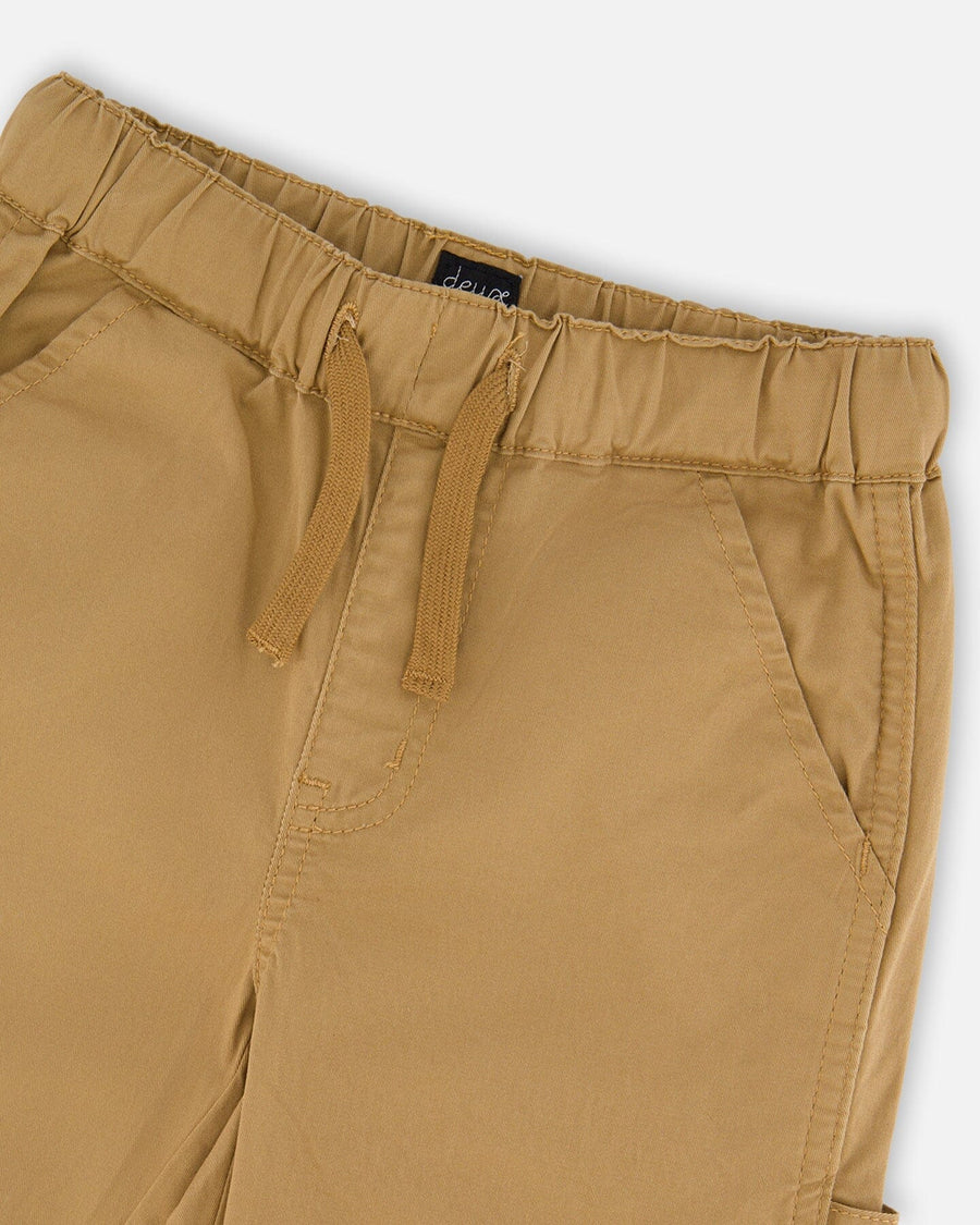 Stretch Twill Carpenter Pants Beige - H30YB21_01720