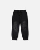 Stretch French Terry Denim Jogger Grey - H30YB22_01240