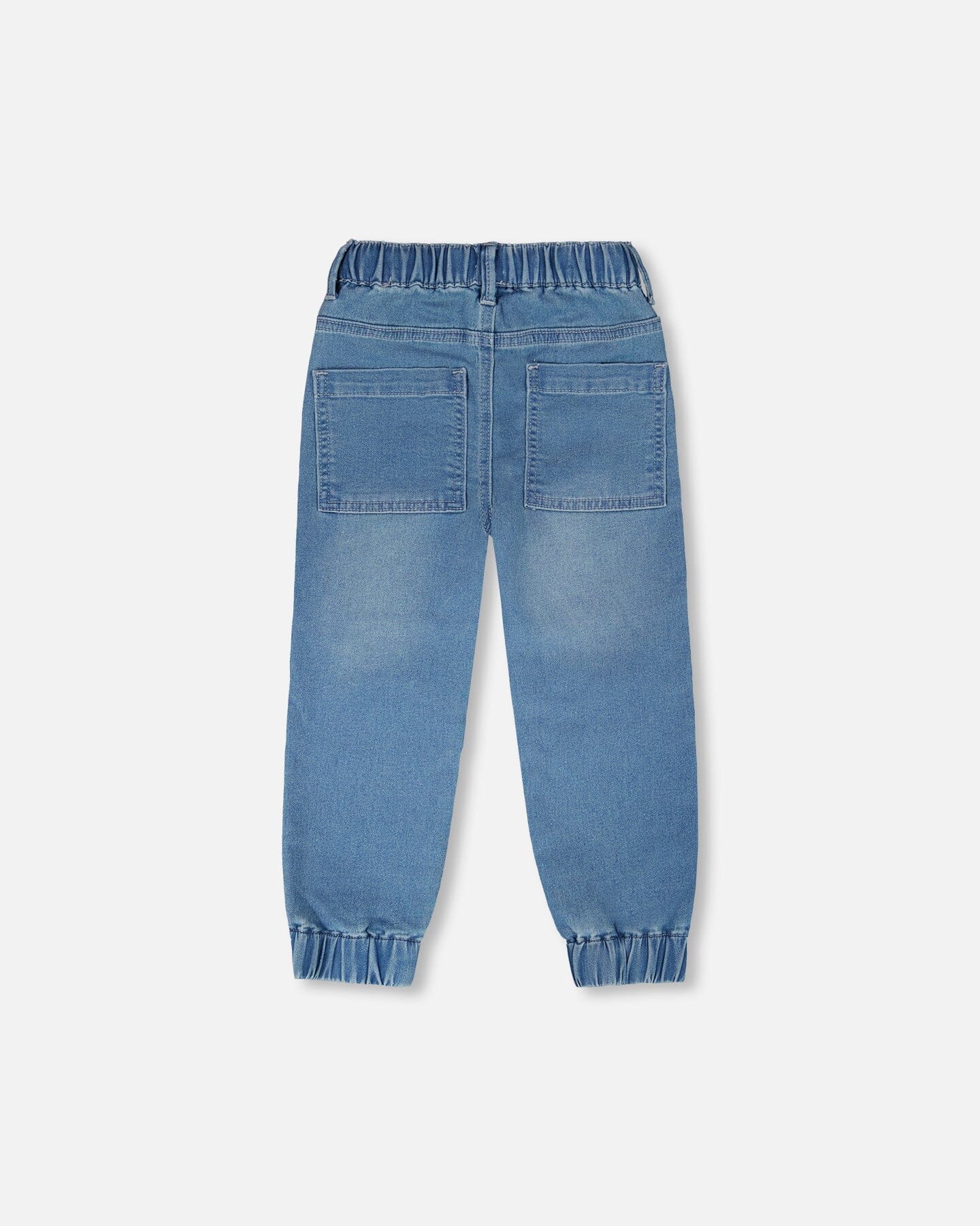 Stretch French Terry Denim Jogger Light Blue - H30YB22_01250