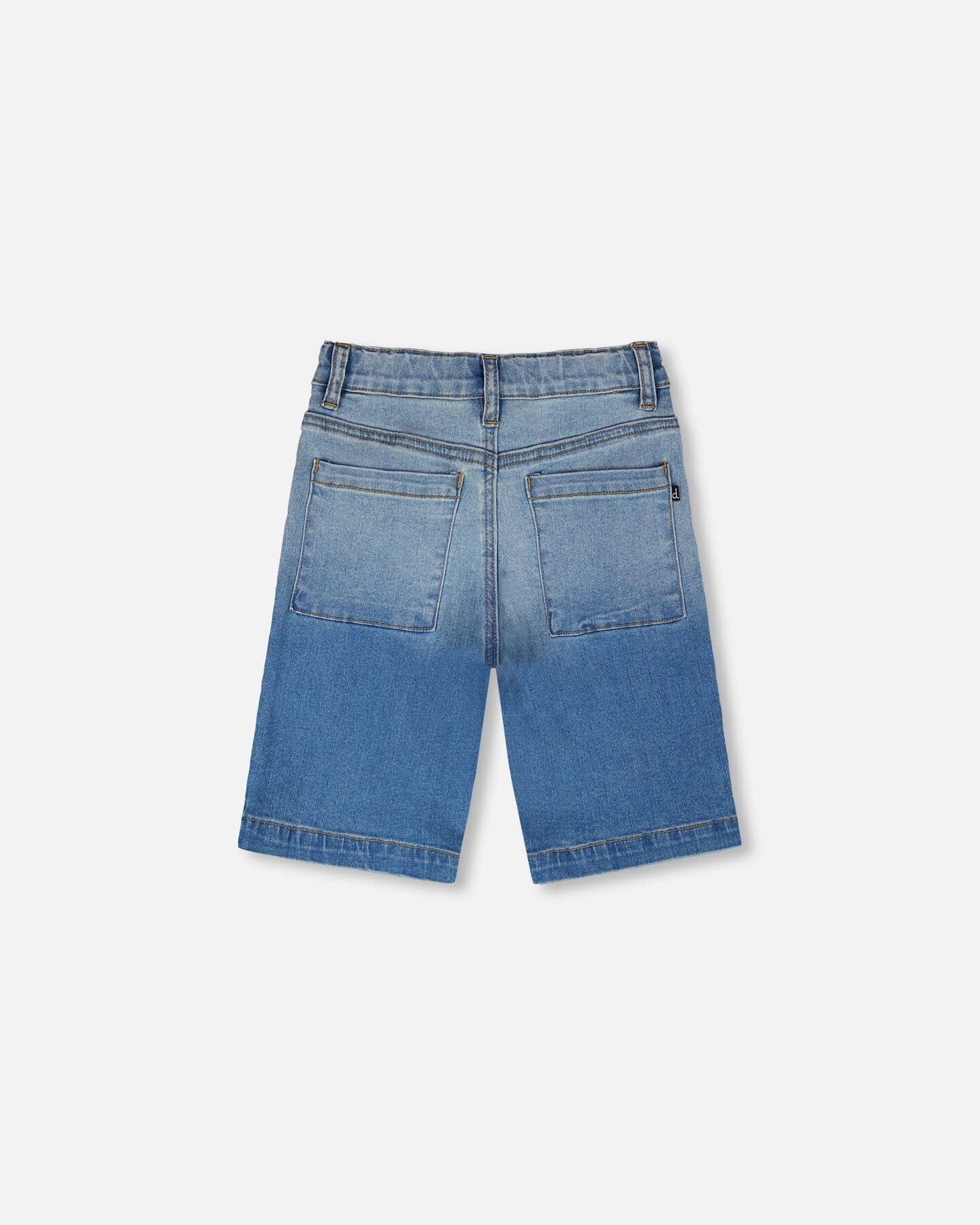 Stretch Jean Bermuda Grey To Blue Gradient - H30YB24_3H174