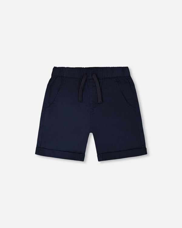 Stretch Twill Shorts Dark Blue - H30YB25_04810
