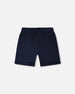 Stretch Twill Shorts Dark Blue - H30YB25_04810