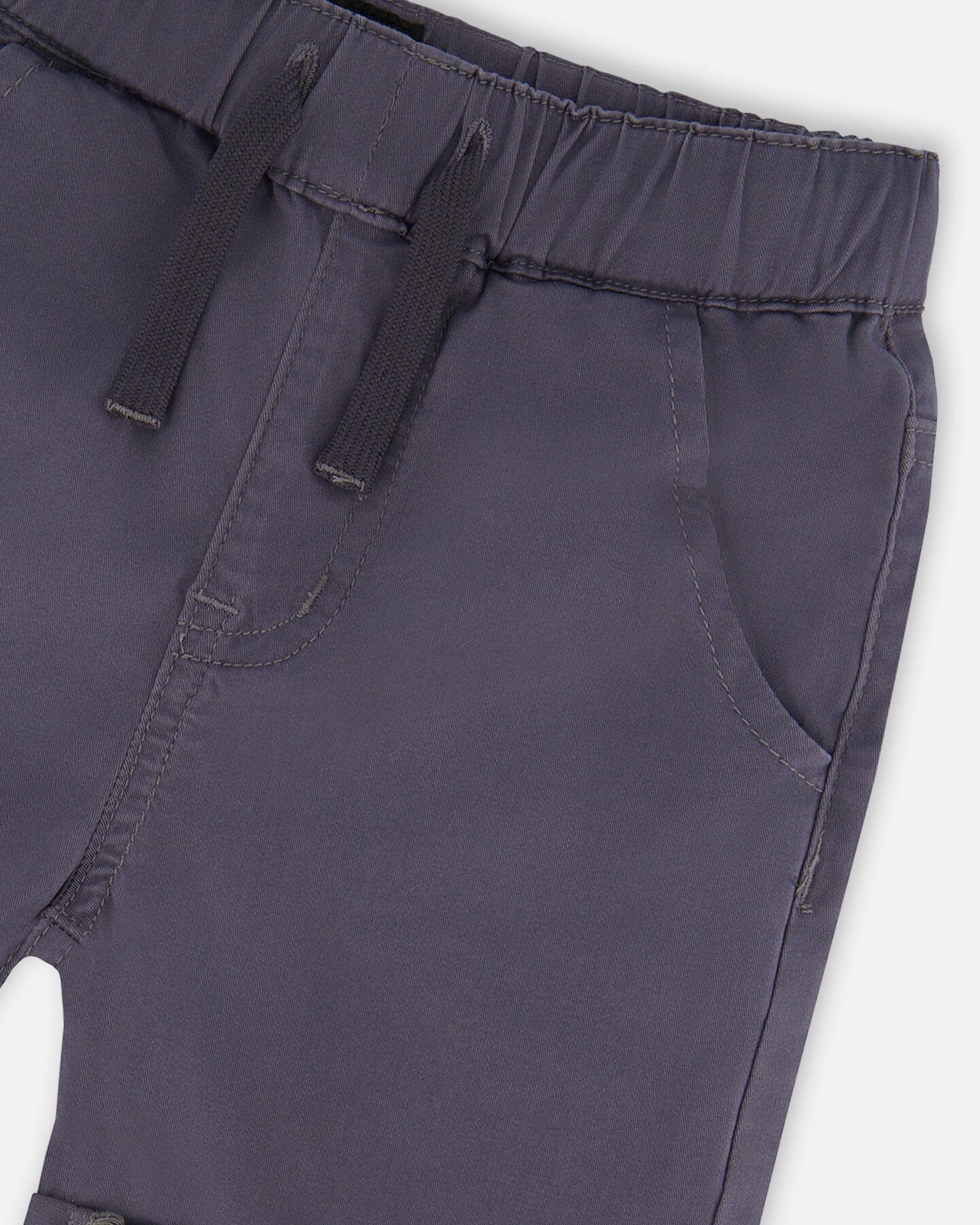 Stretch Twill Shorts Grey - H30YB25_09050