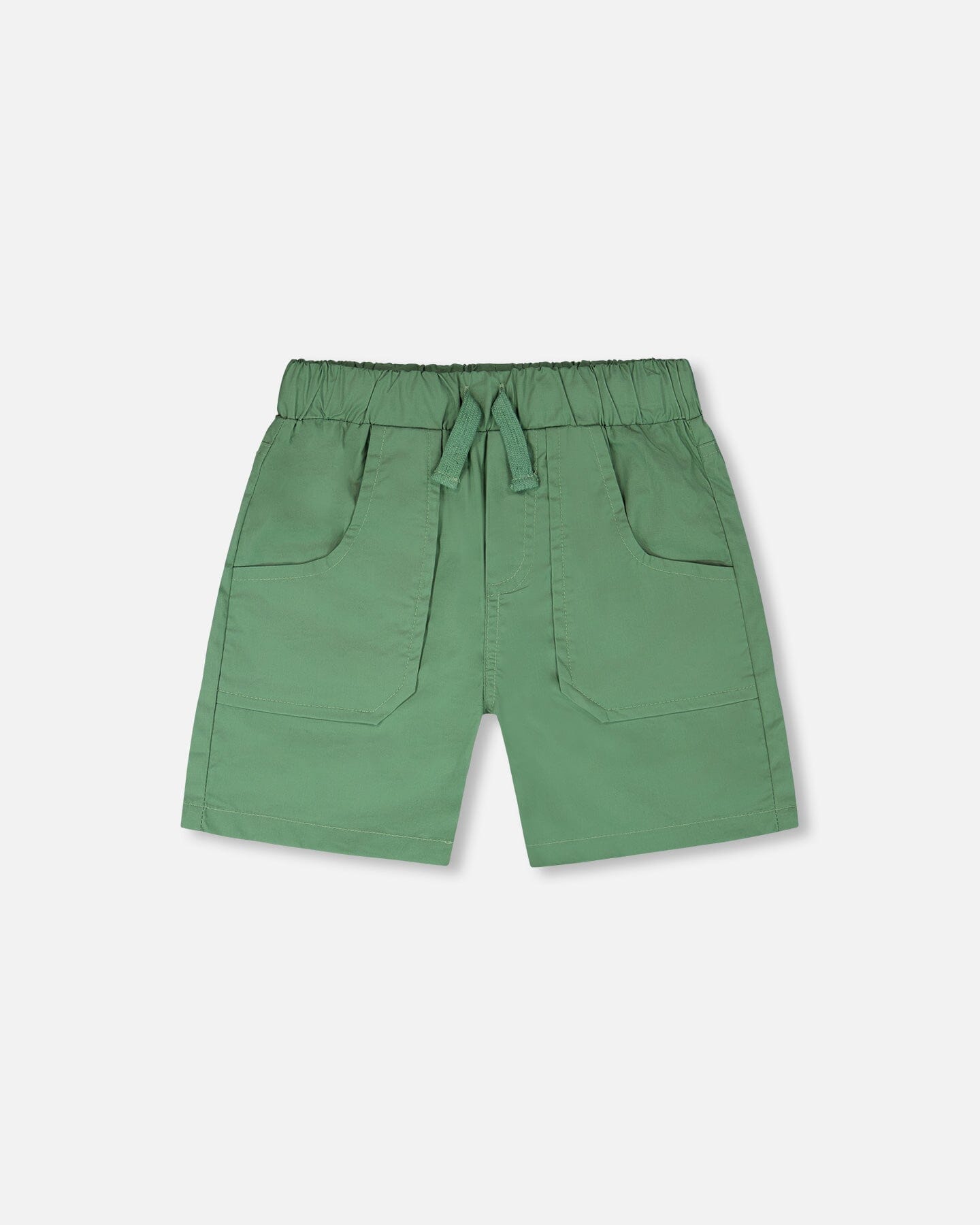 Parachute Shorts With Patch Pockets Green - H30YB26_03005