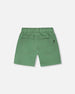 Parachute Shorts With Patch Pockets Green - H30YB26_03005