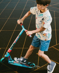 Parachute Shorts With Patch Pockets Dark Blue - H30YB26_04580