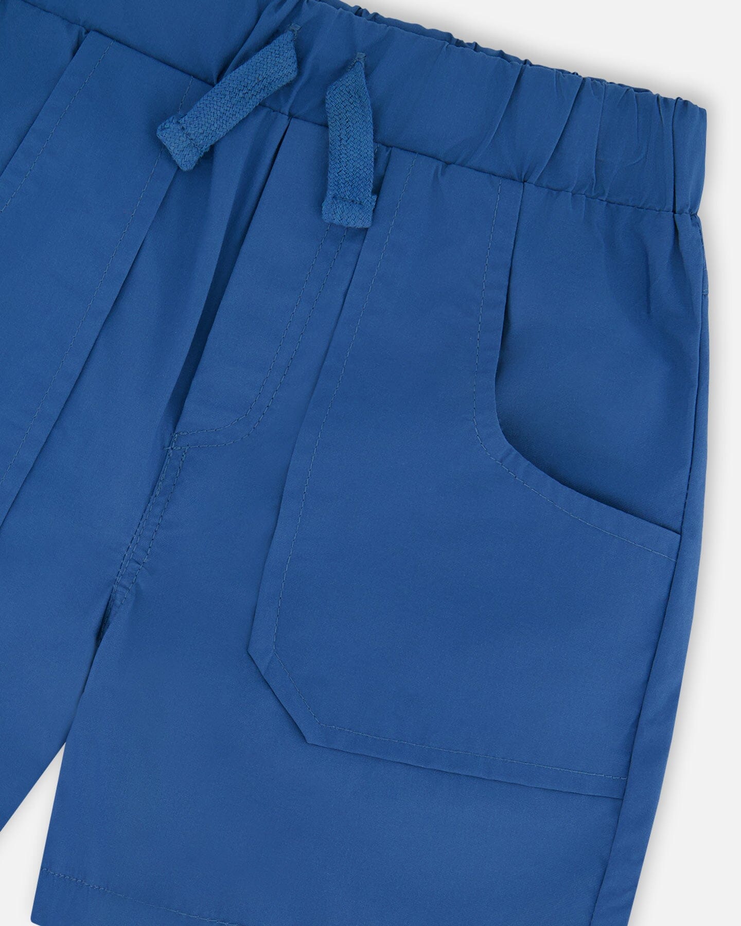 Parachute Shorts With Patch Pockets Dark Blue - H30YB26_04580