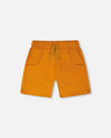Parachute Shorts With Patch Pockets Burnt Orange - H30YB26_08450