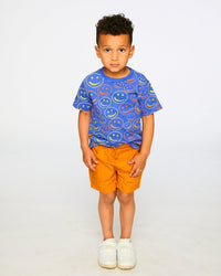 Parachute Shorts With Patch Pockets Burnt Orange - H30YB26_08450