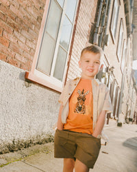 Parachute Shorts With Patch Pockets Beige - H30YB26_09002