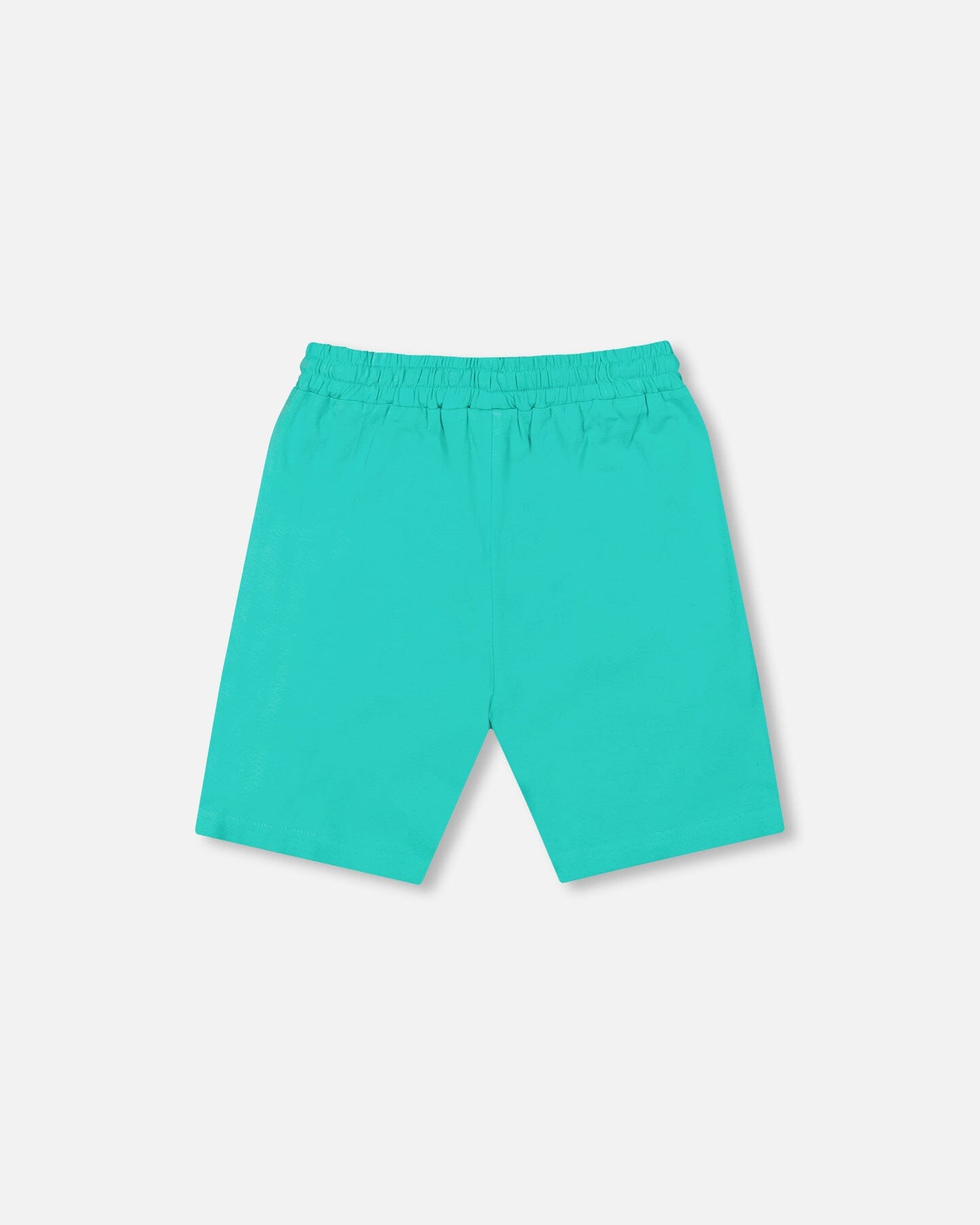 Organic Cotton Jersey Shorts Turquoise Pants & Shorts Deux par Deux 