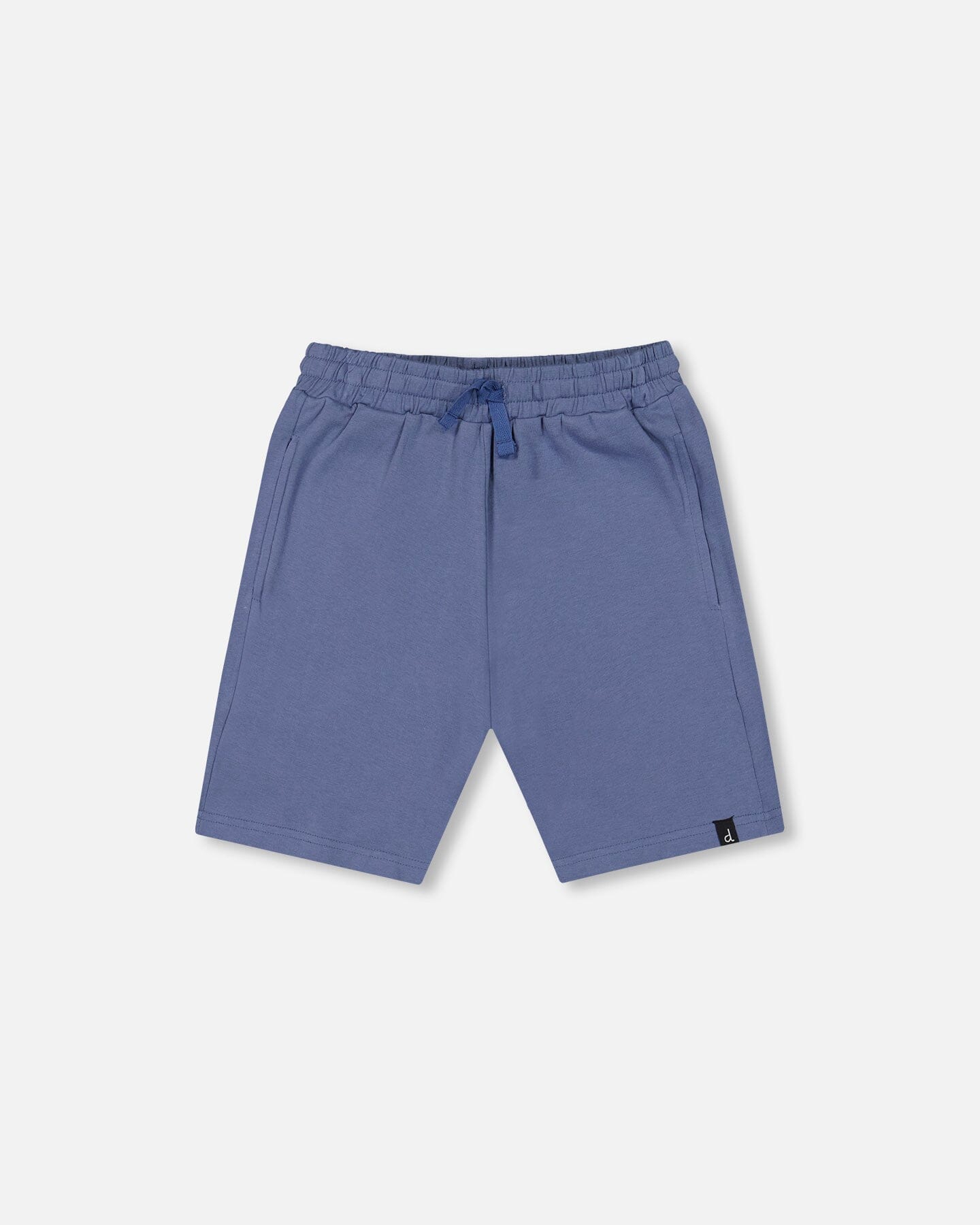 Organic Cotton Jersey Shorts Blue Pants & Shorts Deux par Deux 