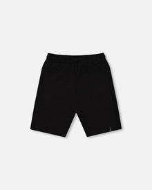 Organic Cotton Jersey Shorts Black Pants & Shorts Deux par Deux 