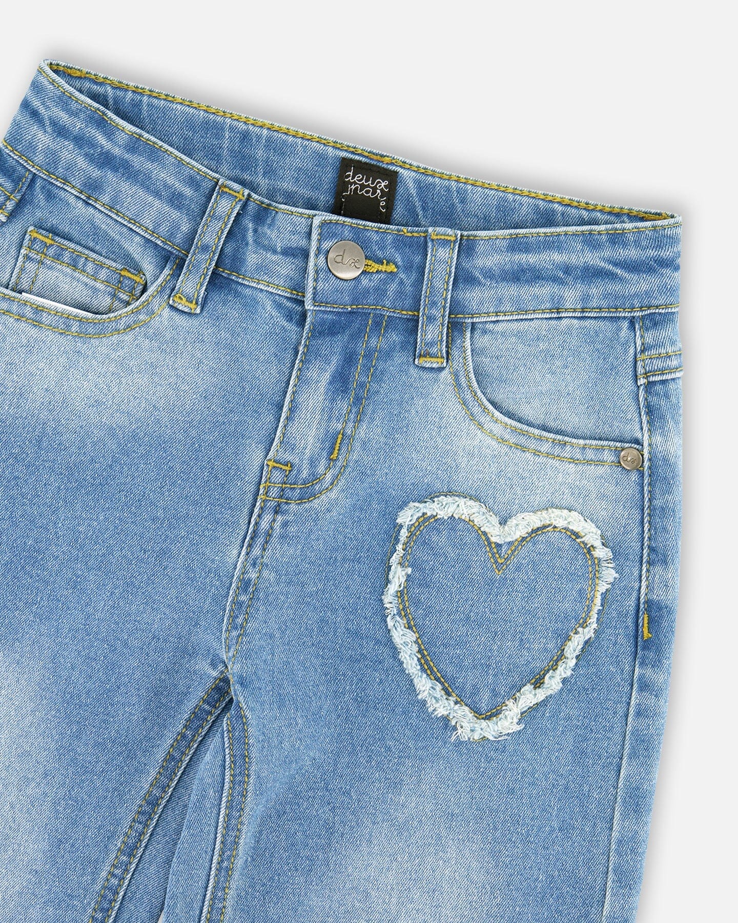 Wide Leg Light Blue Denim Jeans - H30YG20_01250