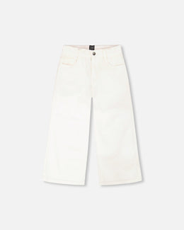 Wide Leg Jeans White - H30YG21_01000