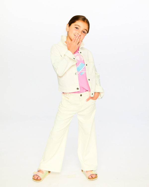 Wide Leg Jeans White - H30YG21_01000