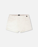 Stretch Twill Skort White - H30YG27_01000