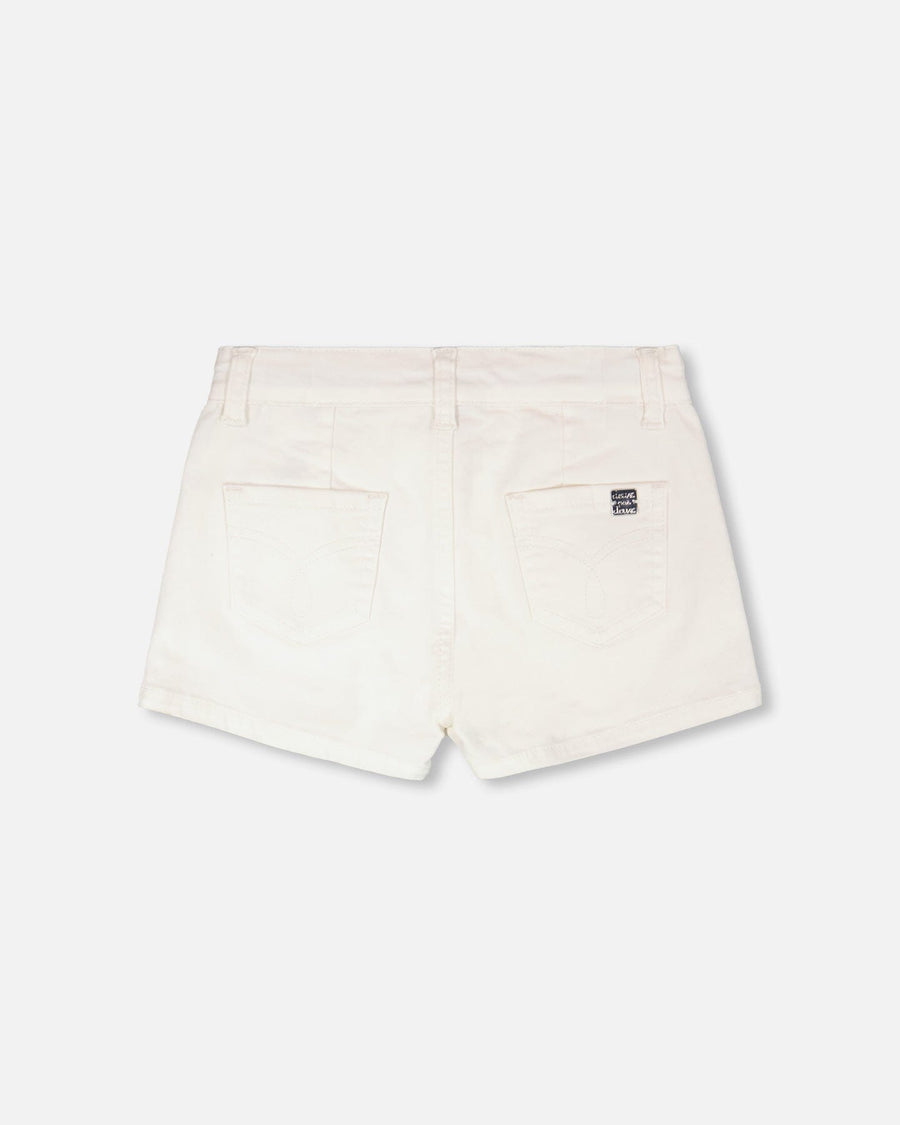 Stretch Twill Skort White - H30YG27_01000