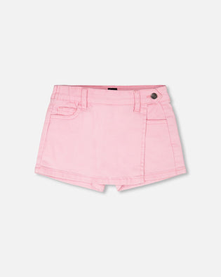 Stretch Twill Skort Pink - H30YG27_06050