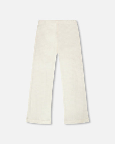 Crinkle Jersey Leggings Off White - H30YG60_01010